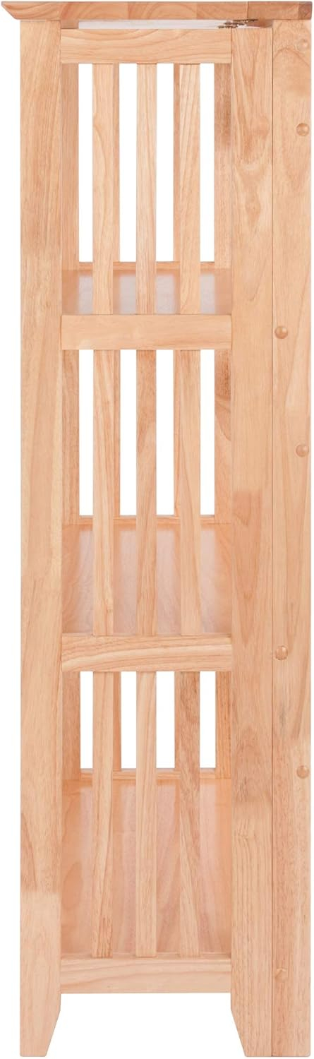 Winsome Mission Beech Wood 4-Tier Shelf, Natural