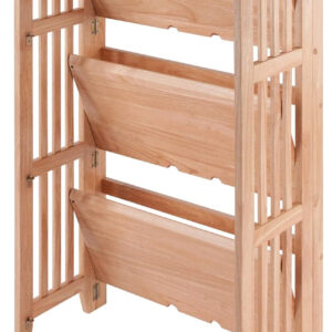 Winsome Mission Beech Wood 4-Tier Shelf, Natural