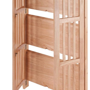 Winsome Mission Beech Wood 4-Tier Shelf, Natural