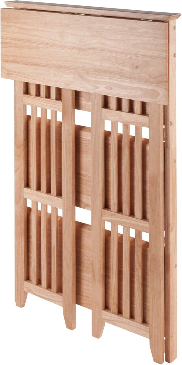 Winsome Mission Beech Wood 4-Tier Shelf, Natural