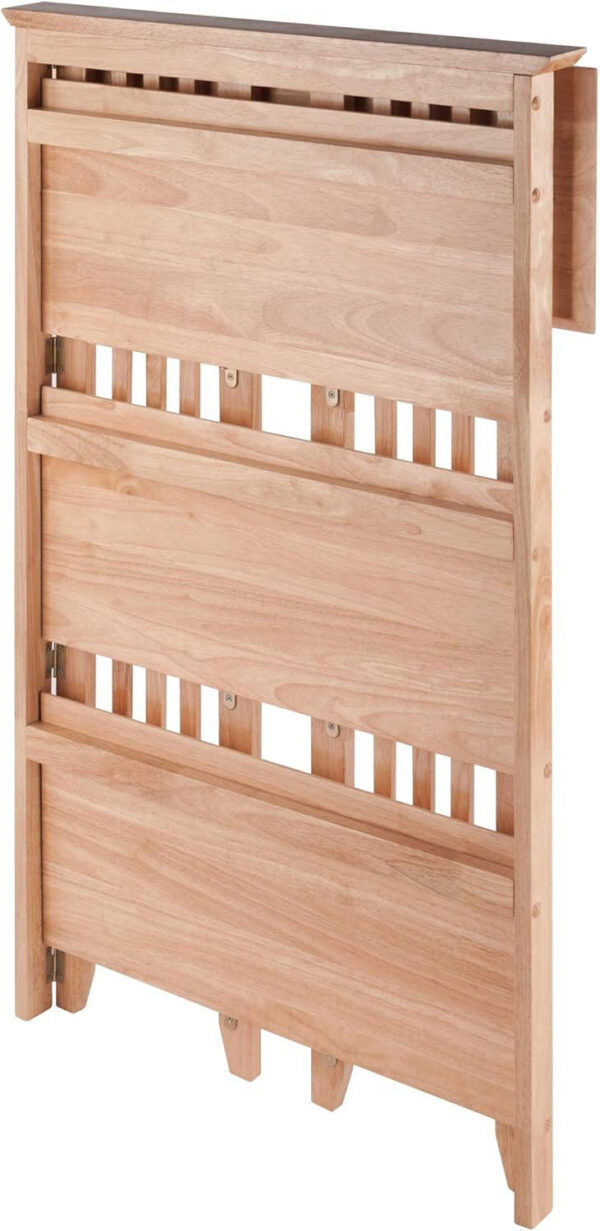 Winsome Mission Beech Wood 4-Tier Shelf, Natural