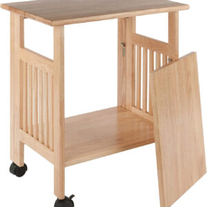 Winsome Mission Beech Wood 4-Tier Shelf, Natural