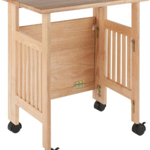 Winsome Mission Beech Wood 4-Tier Shelf, Natural