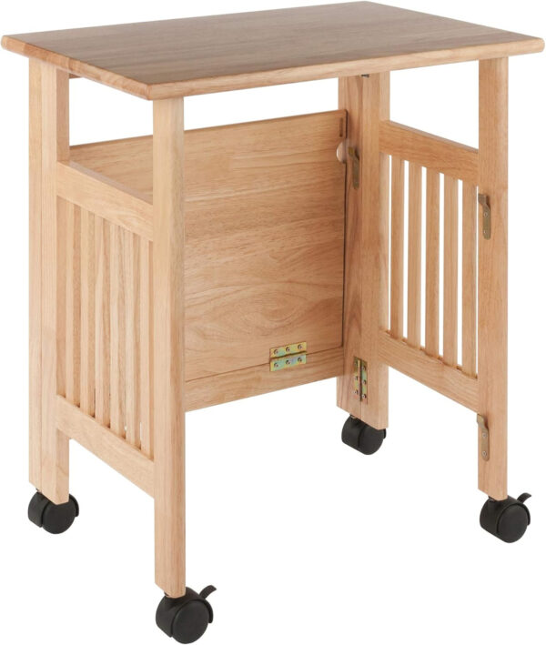 Winsome Mission Beech Wood 4-Tier Shelf, Natural