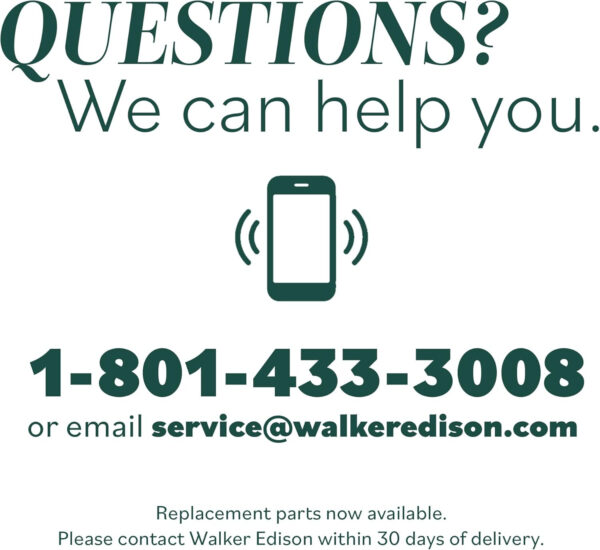 Walker Edison Easy Assembly Wood 1 Drawer Spindle Nightstand - Dark Brown