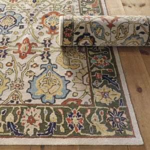Handmade Traditional Oriental Premium 100% Wool Area Rugs & Carpet Bedroom Living Room Dining Room Luxury Home (9x12 Feet)