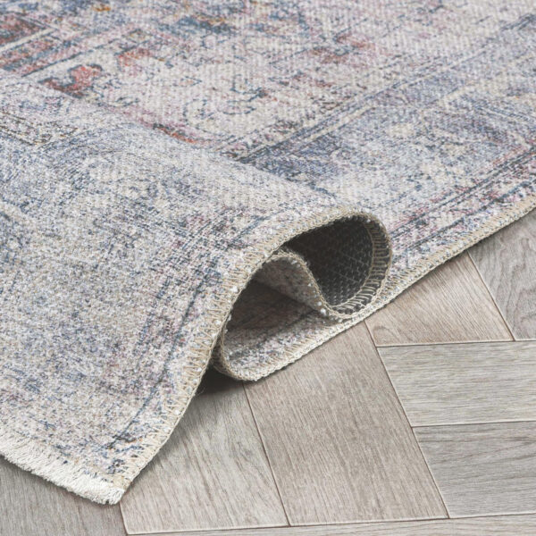 Rugshop Vintage Transitional Boho Machine Washable Area Rug Ideal for Living Room, Bedroom,Kitchen,Entryway,Dining Room,Office 7'7" x 9'6" Rust