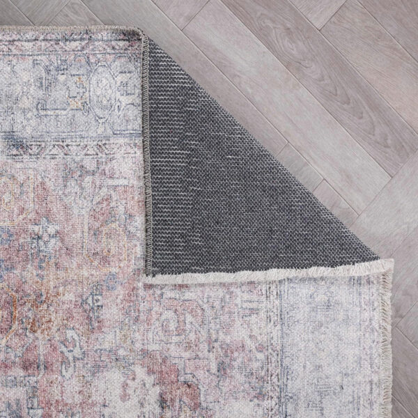 Rugshop Vintage Transitional Boho Machine Washable Area Rug Ideal for Living Room, Bedroom,Kitchen,Entryway,Dining Room,Office 7'7" x 9'6" Rust