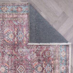 Rugshop Vintage Transitional Boho Machine Washable Area Rug Ideal for Living Room, Bedroom,Kitchen,Entryway,Dining Room,Office 7'7" x 9'6" Rust