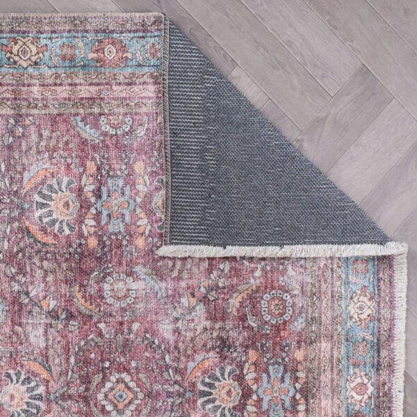 Rugshop Vintage Transitional Boho Machine Washable Area Rug Ideal for Living Room, Bedroom,Kitchen,Entryway,Dining Room,Office 7'7" x 9'6" Rust