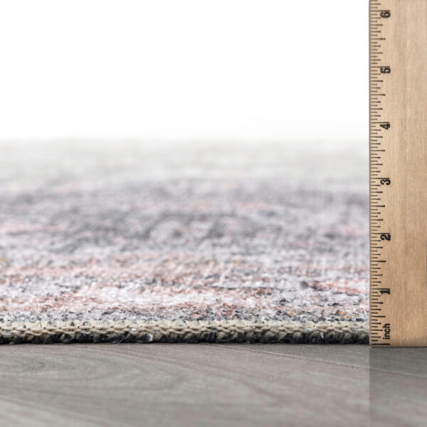 Rugshop Vintage Transitional Boho Machine Washable Area Rug Ideal for Living Room, Bedroom,Kitchen,Entryway,Dining Room,Office 7'7" x 9'6" Rust