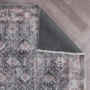 Rugshop Vintage Transitional Boho Machine Washable Area Rug Ideal for Living Room, Bedroom,Kitchen,Entryway,Dining Room,Office 7'7" x 9'6" Rust