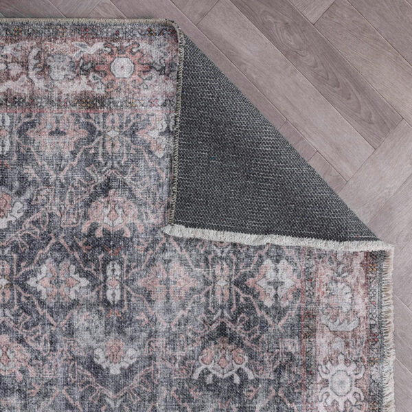 Rugshop Vintage Transitional Boho Machine Washable Area Rug Ideal for Living Room, Bedroom,Kitchen,Entryway,Dining Room,Office 7'7" x 9'6" Rust