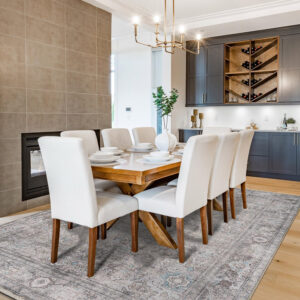 Rugshop Vintage Transitional Boho Machine Washable Area Rug Ideal for Living Room, Bedroom,Kitchen,Entryway,Dining Room,Office 7'7" x 9'6" Rust