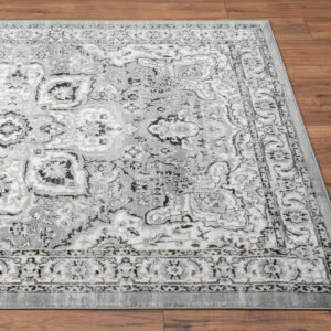 68889d0a5962f704f422fd0882b9acc1b8bb25f183cbbb465c8c0.jpg LUXE WEAVERS Olimpia Collection 5940 Blue 8x10 Oriental Floral Area Rug