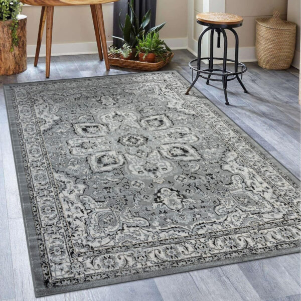 68889d329cdff00029125fee8ae4deb40ba481dcf9bc85a8b0b8c.jpg LUXE WEAVERS Olimpia Collection 5940 Blue 8x10 Oriental Floral Area Rug