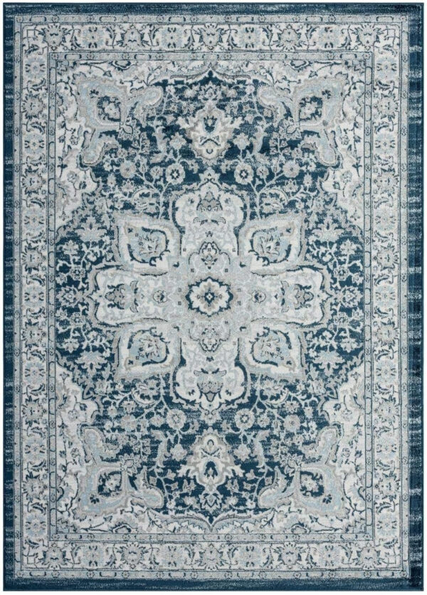 68889d41331c7f1898a82f8103c9f29816d07889f606b6f84b7ac.jpg LUXE WEAVERS Olimpia Collection 5940 Blue 8x10 Oriental Floral Area Rug