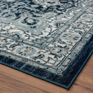 68889d463975e2190e6b5064af3252d4894a6b925eca1126b7b1e.jpg LUXE WEAVERS Olimpia Collection 5940 Blue 8x10 Oriental Floral Area Rug