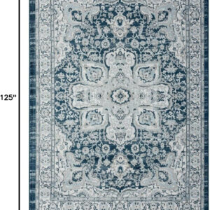 68889d54b1481e2a97c196958849e5c2bfa7d58480277f42527bf.jpg LUXE WEAVERS Olimpia Collection 5940 Blue 8x10 Oriental Floral Area Rug