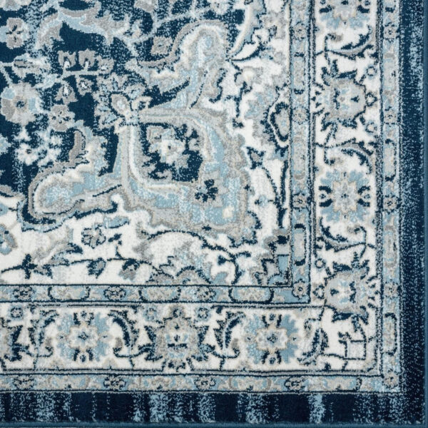 68889d5dc3df3ad3357943fb672782d0a446c082285abdd6a64f6.jpg LUXE WEAVERS Olimpia Collection 5940 Blue 8x10 Oriental Floral Area Rug