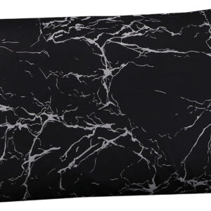 MAG 3pcs Black Floral Bed Sheet,Microfiber Flower Bedding Sheet Set,Boho Bedding Sheet Set with 1 Fitted Sheet and 2 Pillowcases,14 Inches Deep (Black, Queen)