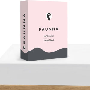 6888a7cb1aa4b86954c2c06e40b2a39f7859afa6f86d86706f6d8.jpg FAUNNA 100% 800TC Cotton Fitted Sheet Queen Size Bed Sheet, Deep Pocket, Fits Up to 17 Inch Mattress Soft, Comfort and Breathable, Durable Long Lasting, Bottom Sheet, White,1 Fitted Sheet Only