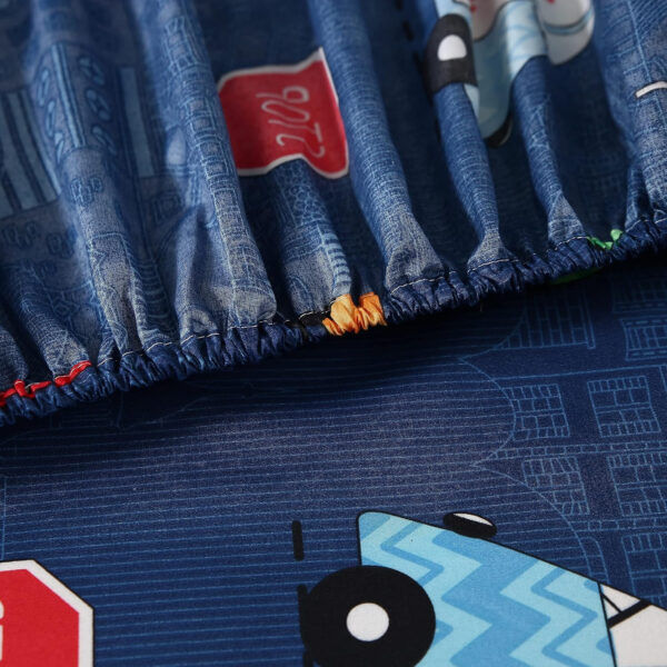 MAG 3 Pcs Cars Sheets Transportation Vehicle Twin Sheets Boys Sheet Set,for Kids,Teens and Car Lovers,Twin Boy Sheet Set Cars,1 Fitted Sheet and 2 Pillowcase.