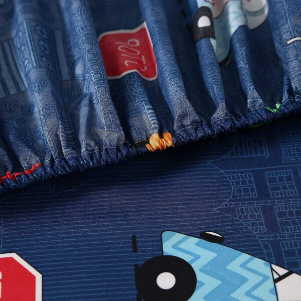 MAG 3 Pcs Cars Sheets Transportation Vehicle Twin Sheets Boys Sheet Set,for Kids,Teens and Car Lovers,Twin Boy Sheet Set Cars,1 Fitted Sheet and 2 Pillowcase.