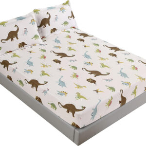 MAG 3 Pcs Cars Sheets Transportation Vehicle Twin Sheets Boys Sheet Set,for Kids,Teens and Car Lovers,Twin Boy Sheet Set Cars,1 Fitted Sheet and 2 Pillowcase.