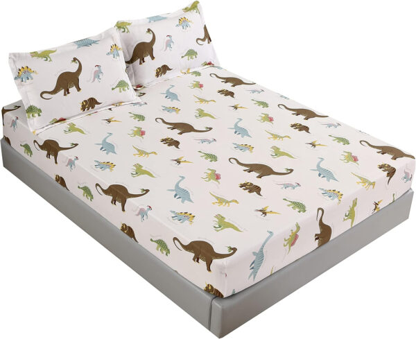 MAG 3 Pcs Cars Sheets Transportation Vehicle Twin Sheets Boys Sheet Set,for Kids,Teens and Car Lovers,Twin Boy Sheet Set Cars,1 Fitted Sheet and 2 Pillowcase.