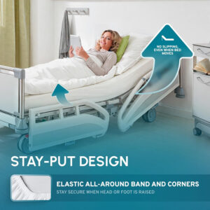 White Classic Twin Flat Sheets 3 Pack, White Cotton Flat Bed Sheet 66x104 Inches, 200 Thread Count Hospital Bed Sheets