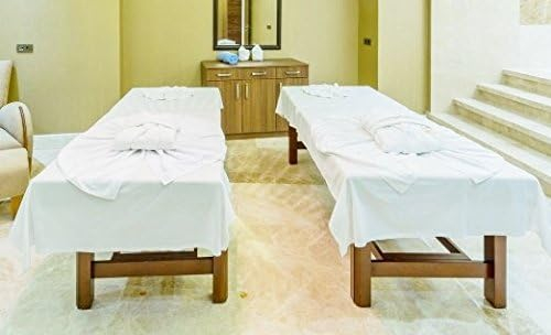 White Classic Twin Flat Sheets 3 Pack, White Cotton Flat Bed Sheet 66x104 Inches, 200 Thread Count Hospital Bed Sheets