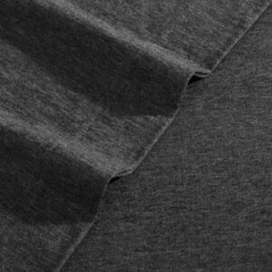 6888ab14af0b1f743c919eab8e0e987b1f6a10a8afff99af145d2.jpg Calvin Klein - Queen Bed Sheets, Cotton Melange Jersey Bedding Set with Matching Pillowcases, Deep Pockets, Oeko-Tex Certified (Modern Cotton Gunmetal Grey)