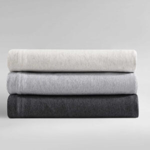 6888ab1c04cad2a2378c51c599265e6240974a4126332d456f1af.jpg Calvin Klein - Queen Bed Sheets, Cotton Melange Jersey Bedding Set with Matching Pillowcases, Deep Pockets, Oeko-Tex Certified (Modern Cotton Gunmetal Grey)