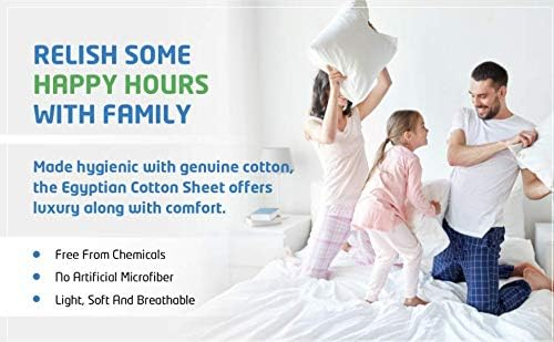 6888ab96952cb6721662046cca9ec2805d22764dfbfb21f047e57.jpg PLUSHY COMFORT Luxury Full Sleeper Sofa Bed Sheet Set, I100% Egyptian Cotton, 600 Thread Count - Ivory Plain Color, Soft Fabric, Size (54 x 72 +6 Inch Deep Pocket), 4 Pcs Sleeper Sofa Sheet Set