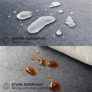 a moment Pack of 4 Couch Pillow Covers,Outdoor Waterproof Cushion Covers for Patio Furniture Garden Pet-Friendly Stain-Resistant Throw Pillow Cases 18x18 inch Blue