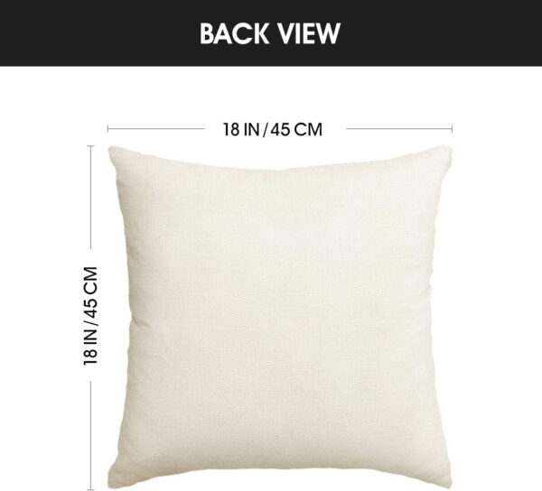 AVOIN colorlife Halloween Pumpkin Ghost Throw Pillow Cover, 18 x 18 Inch Holiday Farmhouse Candy Black Cushion Case Decoration for Sofa Couch