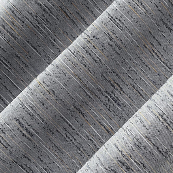 Sun Zero Denver Distressed Stripe Thermal Extreme 100% Total Blackout Grommet Curtain Panel, Pecan, 40" W x 84" L (1 Panel)