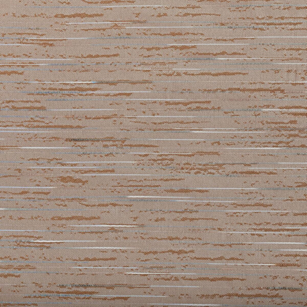 Sun Zero Denver Distressed Stripe Thermal Extreme 100% Total Blackout Grommet Curtain Panel, Pecan, 40" W x 84" L (1 Panel)