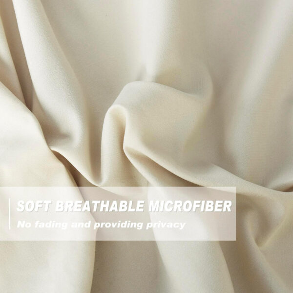 Camel Blackout Curtains with Handmade Ruffles, Butterfly Flower Embellishments for Thermal Insulated Room Darkening Drapes, 54"x84", Set of 2 Panels for Bedroom, Living Room (LQ-37)