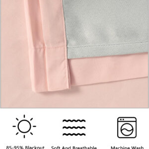 Camel Blackout Curtains with Handmade Ruffles, Butterfly Flower Embellishments for Thermal Insulated Room Darkening Drapes, 54"x84", Set of 2 Panels for Bedroom, Living Room (LQ-37)