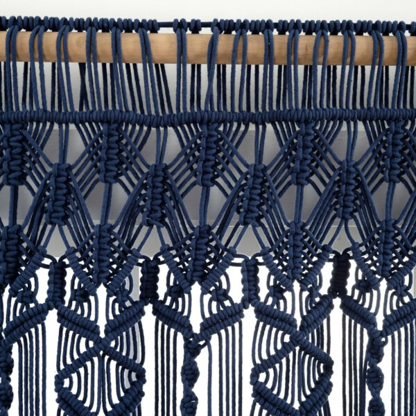 6888d3f72057e61a2195d2fa5a7b5d22baf193c820f9e34eec25f.jpg Lush Decor Boho Macrame Textured Cotton Valance, 40" W x 30" L, Neutral - Boho Kitchen Curtains & Wall Decor - Macrame Valance - Bathroom Window Curtains