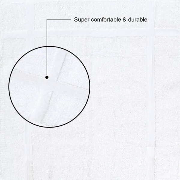 GOLD TEXTILES 12 Pack New Cotton Blend Economy White Hotel Bath Mat Towel (18x25 Inches) Light Weight Quick Drying & Machine Washable - Hotel Supplies Shower Bath Mat Towel