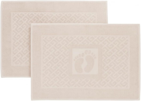 6888d96edbb0d4c3882d883eb7e31b9752209cd07e51cb59e7d49.jpg Cotton Bath Mat Towel Set of 2 – Ultra-Soft 100% Turkish Cotton Bathroom Floor Towels, Hotel-Style Bath Mats, Washable & Absorbent, 20"x27.5"