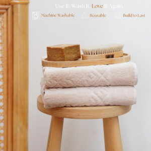 6888d975ba3b51913f73c1375053ad063c6e0d09c2096ac61f323.jpg Cotton Bath Mat Towel Set of 2 – Ultra-Soft 100% Turkish Cotton Bathroom Floor Towels, Hotel-Style Bath Mats, Washable & Absorbent, 20"x27.5"