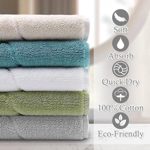 Hotel Quality - 1100GSM, 2 PACK Gray Bathroom Mats [Not a Bath Rug] - 100% Turkish Cotton | Thick | 19"x30" | Washable, Soft Bath Mat Towel for Bathroom Floor, Absorbent Terry Cloth Feet Towels, Gray