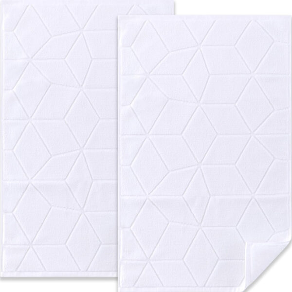 Hotel Quality - 1100GSM, 2 PACK Gray Bathroom Mats [Not a Bath Rug] - 100% Turkish Cotton | Thick | 19"x30" | Washable, Soft Bath Mat Towel for Bathroom Floor, Absorbent Terry Cloth Feet Towels, Gray