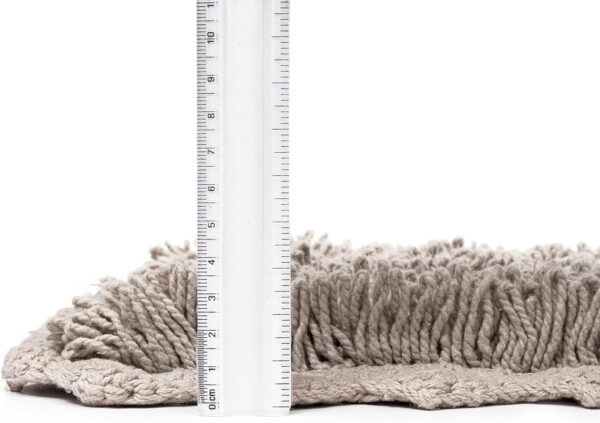 THE BEER VALLEY Bathroom Rugs Set 2 Piece Sand Non-Slip Cotton Tufted Bath Mats for Bathroom Floor |Quick Dry Bathroom Mat for Tub Spa Shower|Living Room Entry Way Door Mats |20x20 & 20x32 Inches