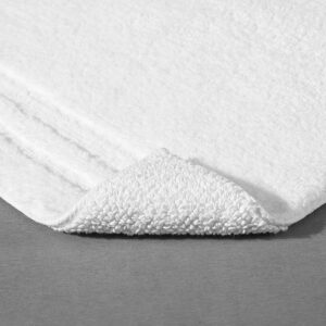 6888deb4975d8480b6005904b64c4f976c47aac55cbfaa6217a9b.jpg Vera Wang - Bath Rugs, Luxury Bathroom Decor, Soft & Absorbent Cotton Bath Mat (Eden White, 2 Piece)