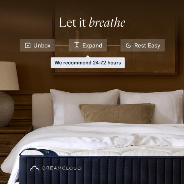 12" Queen Mattress - Luxury Hybrid Gel Memory Foam - 365 Night Trial - Premium Pressure-Relieving Layers - Forever Warranty - Mattress in a Box - Fiberglass-Free